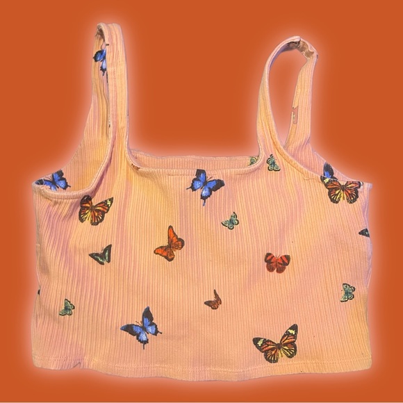Forever21 Butterfly Crop Top 🧡 - Picture 3 of 3